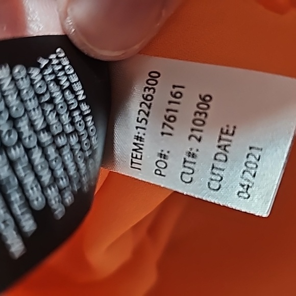 Torrid Tangerine Chiffon look /stretch Lace trim Plus Size 1X Lightweight VGUC * - Picture 15 of 15